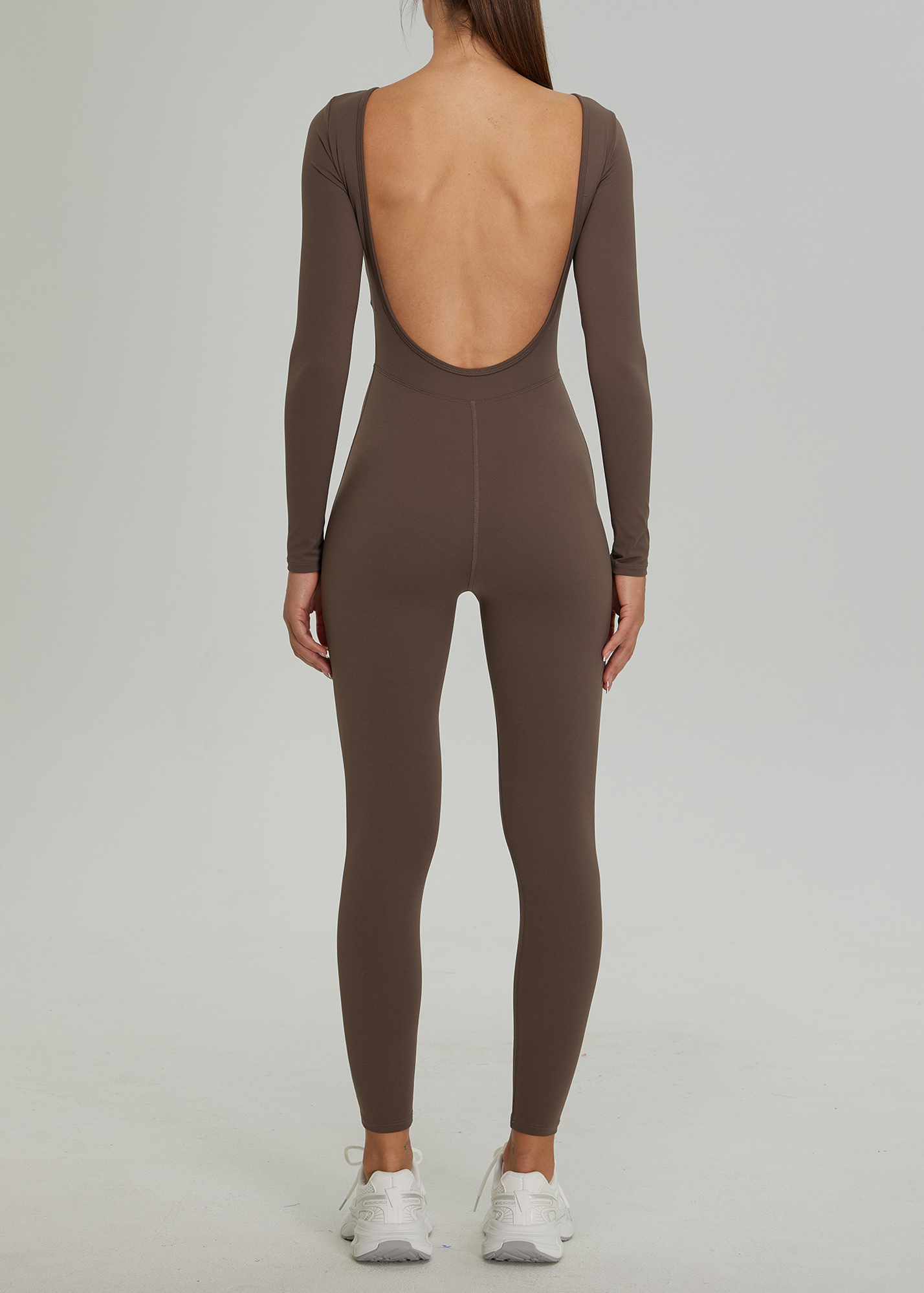 Customized Long sleeve one piece yoga suit