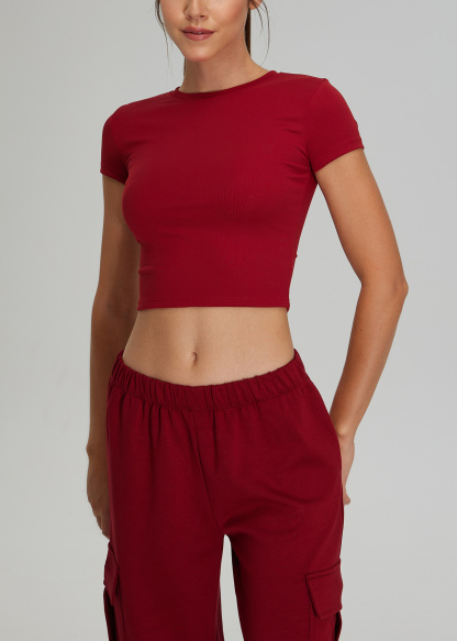 Customized Fine thread short-sleeved sports T-shirt