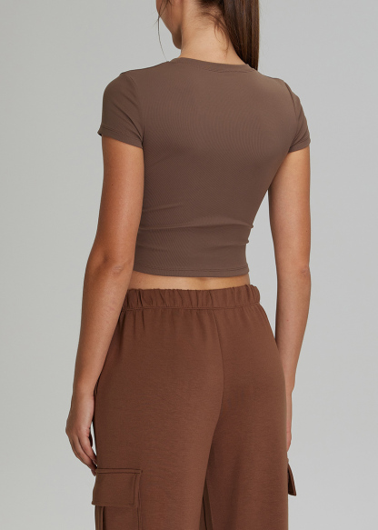 Customized Fine thread short-sleeved sports T-shirt