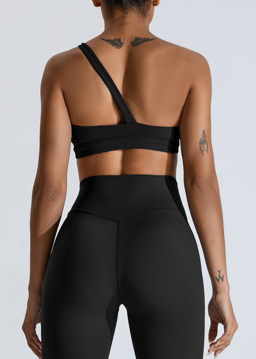 Customized 2024 New Slant One Shoulder Women's Yoga Bra