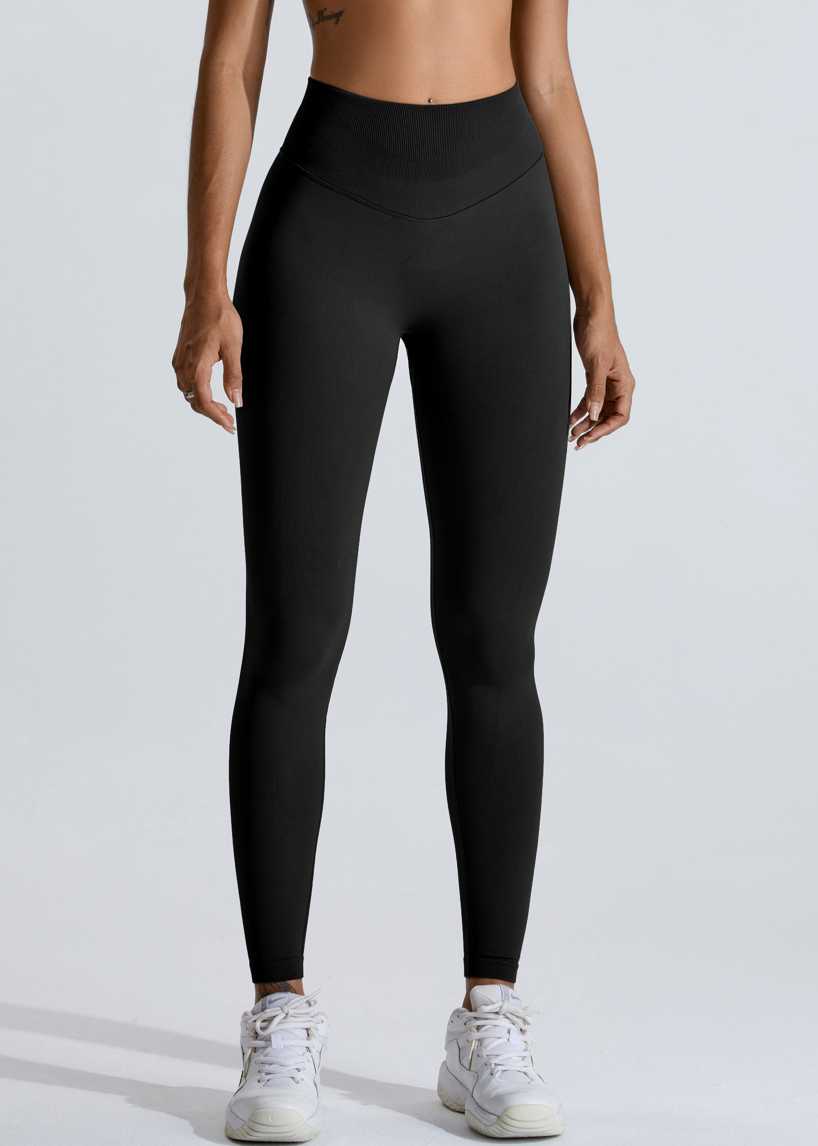  Customized Seamless Hip Lifting Yoga Pants V-Curve High Waisted