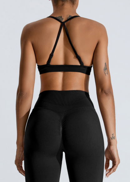 Customized 2 Ways to Wear Seamless Back Yoga Bra