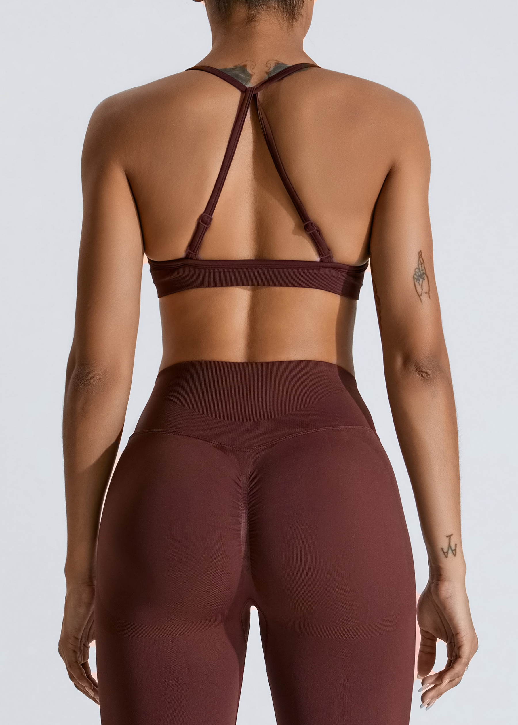 Customized 2 Ways to Wear Seamless Back Yoga Bra