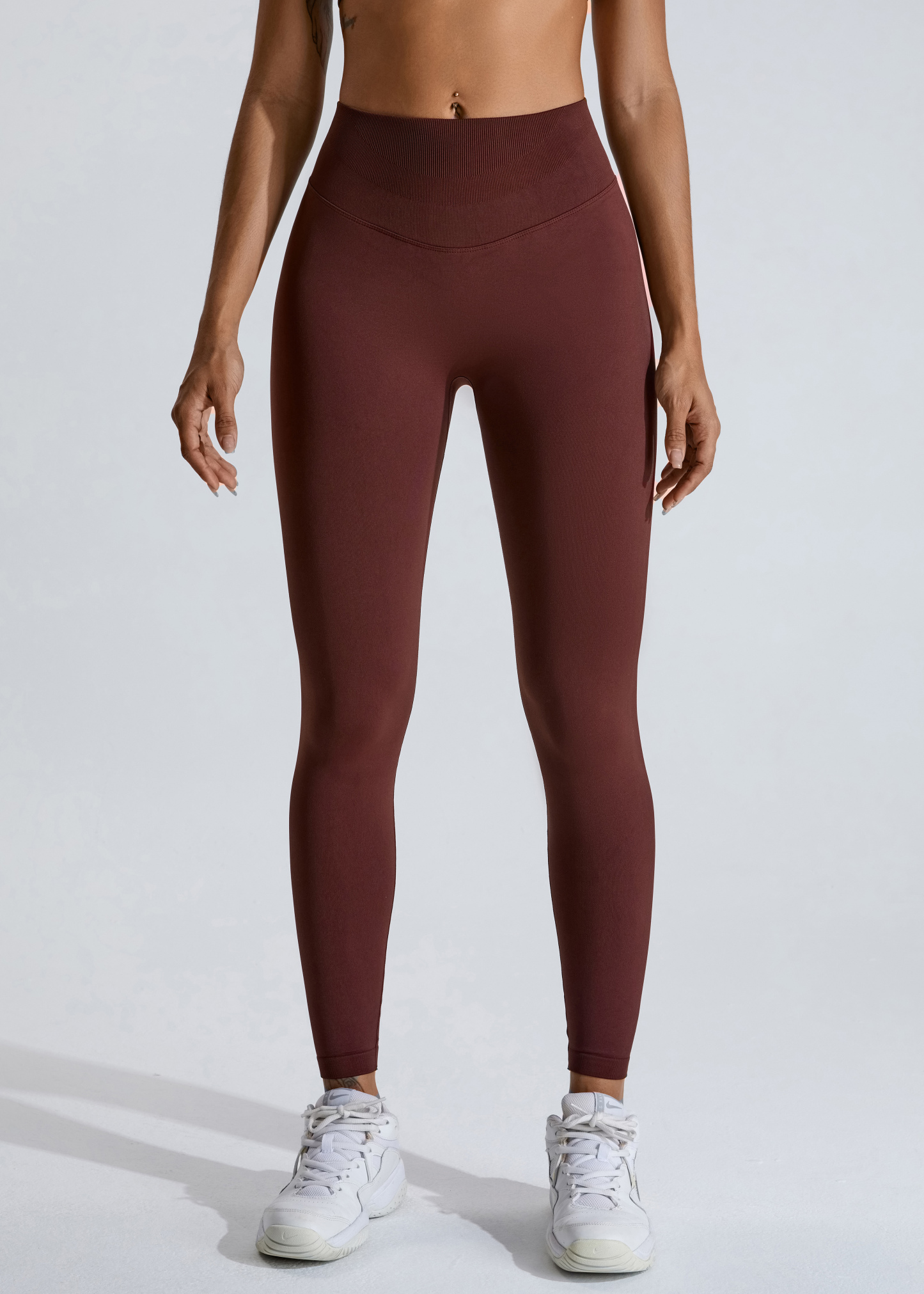  Customized Seamless Hip Lifting Yoga Pants V-Curve High Waisted