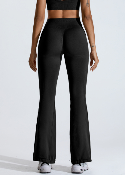 Customized Seamless Skinny Hip Lifting Yoga Flared Pants