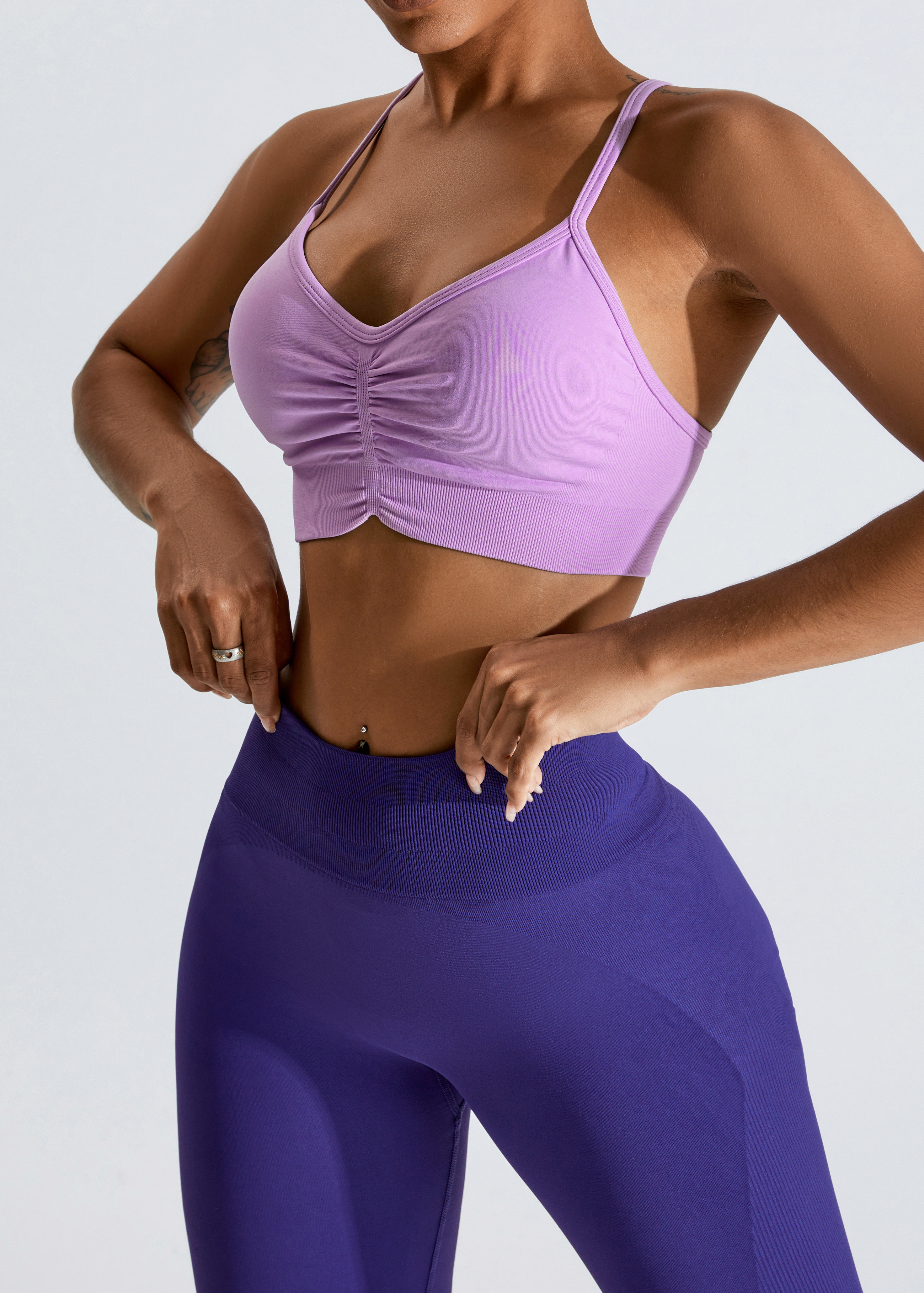 Customized straps retractable seamless sports underwear