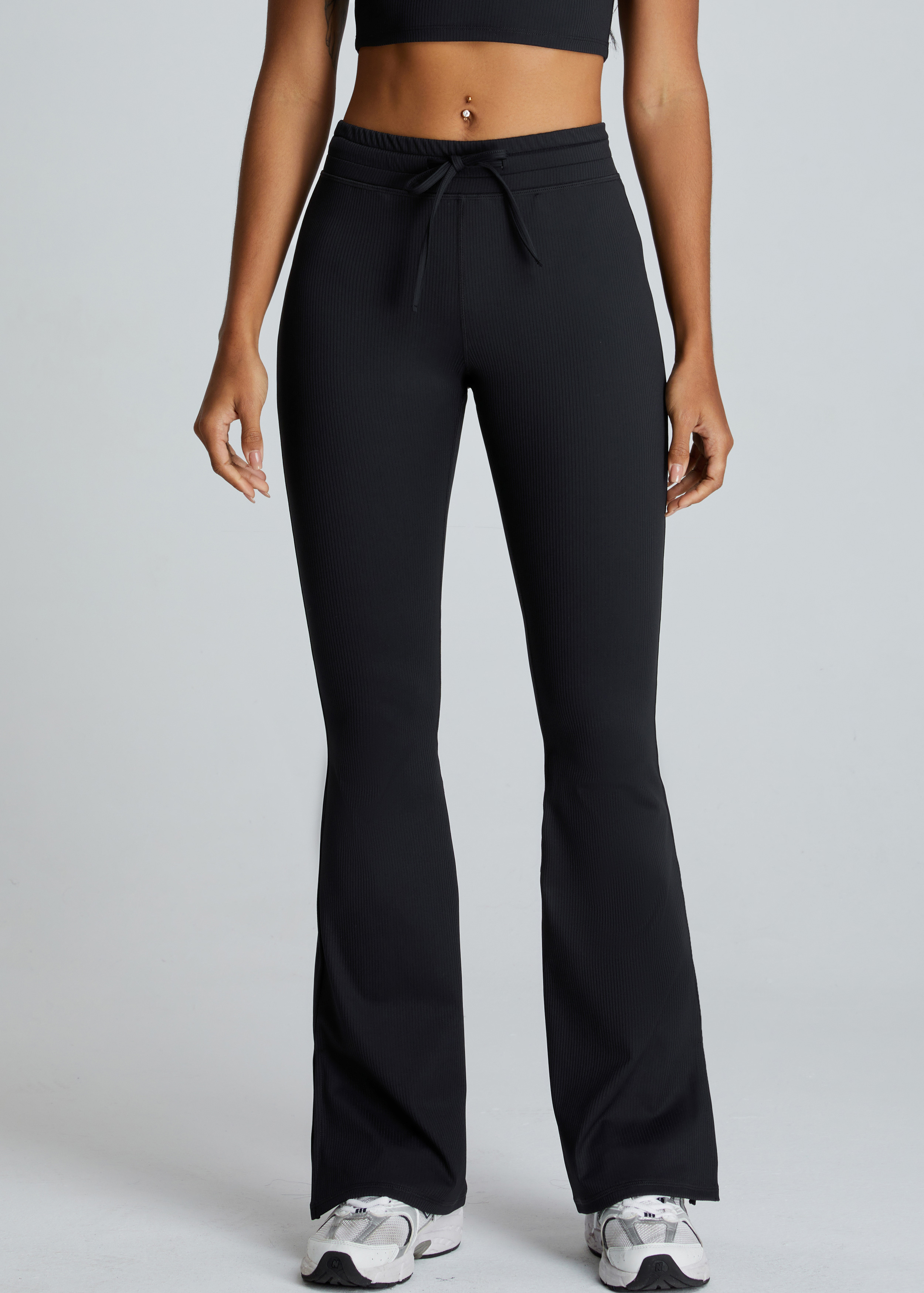 Customized Slim Fit Split Micro Pants