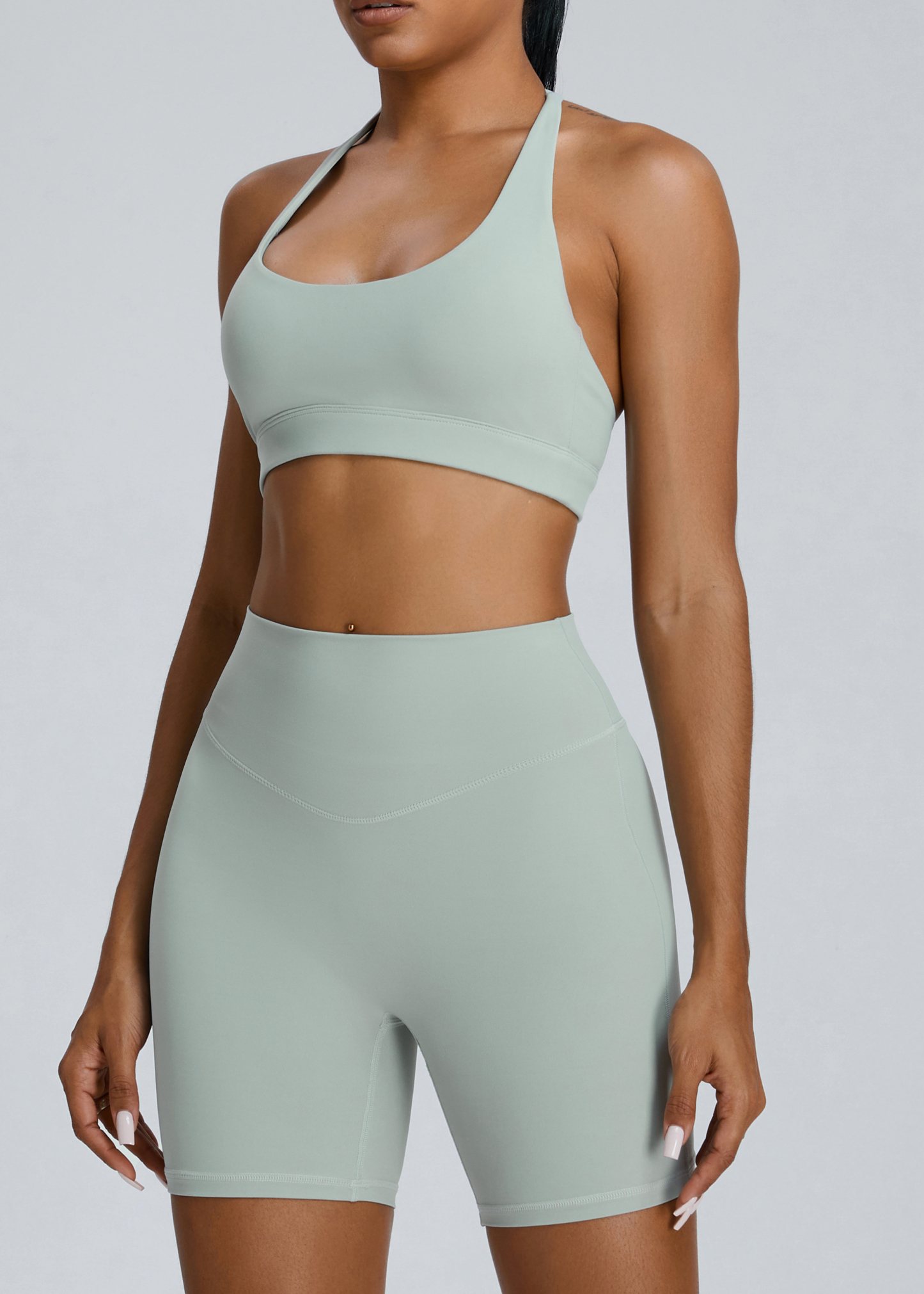 Customized Gathered Sports Bra
