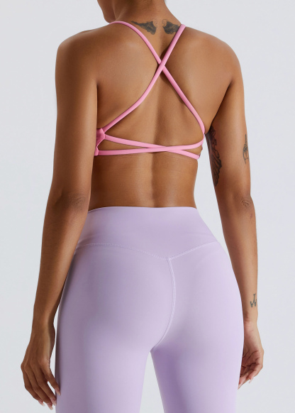 Customized 2024 new slant one shoulder yoga bra for women