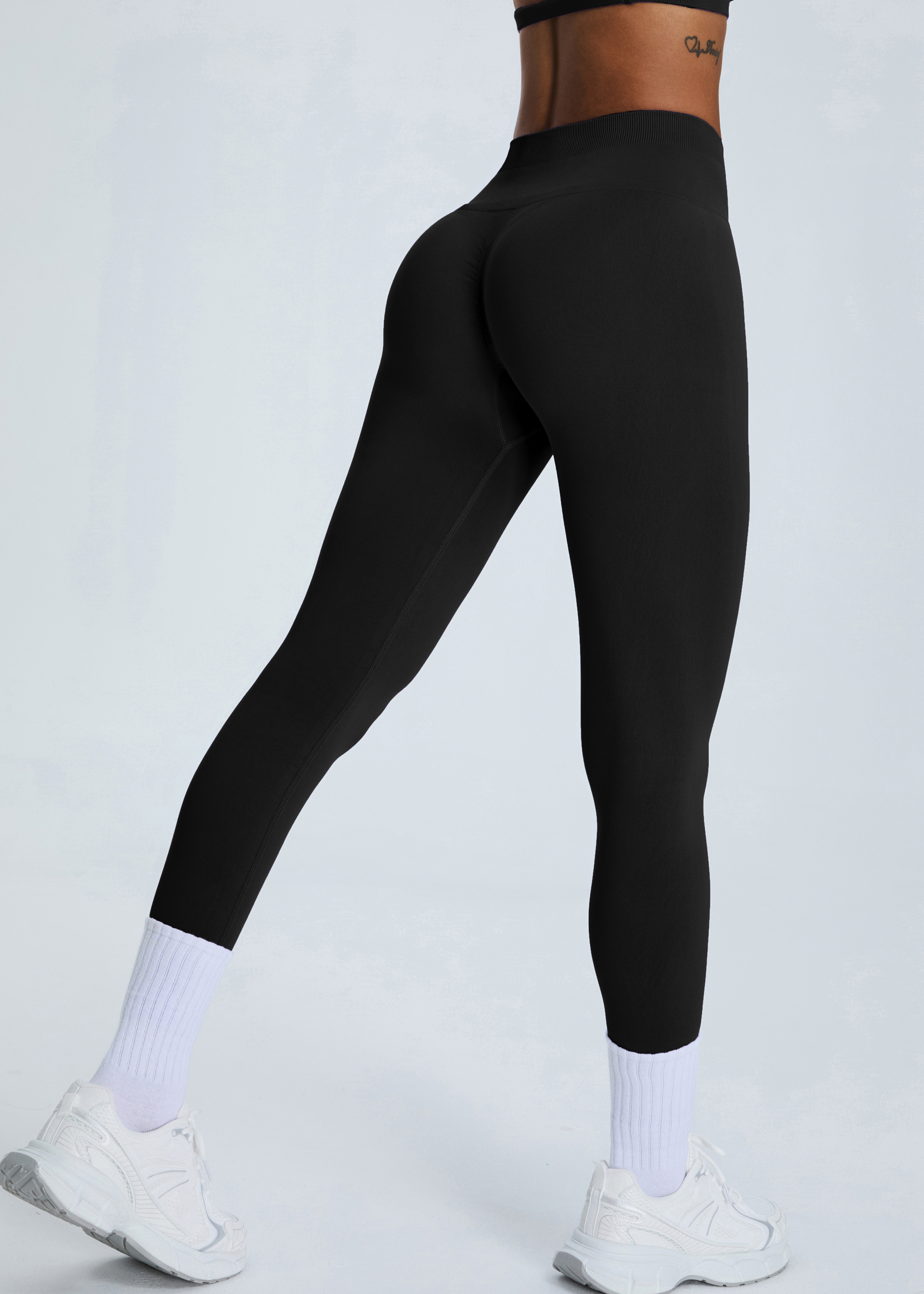 customized Seamless knit athletic leggings