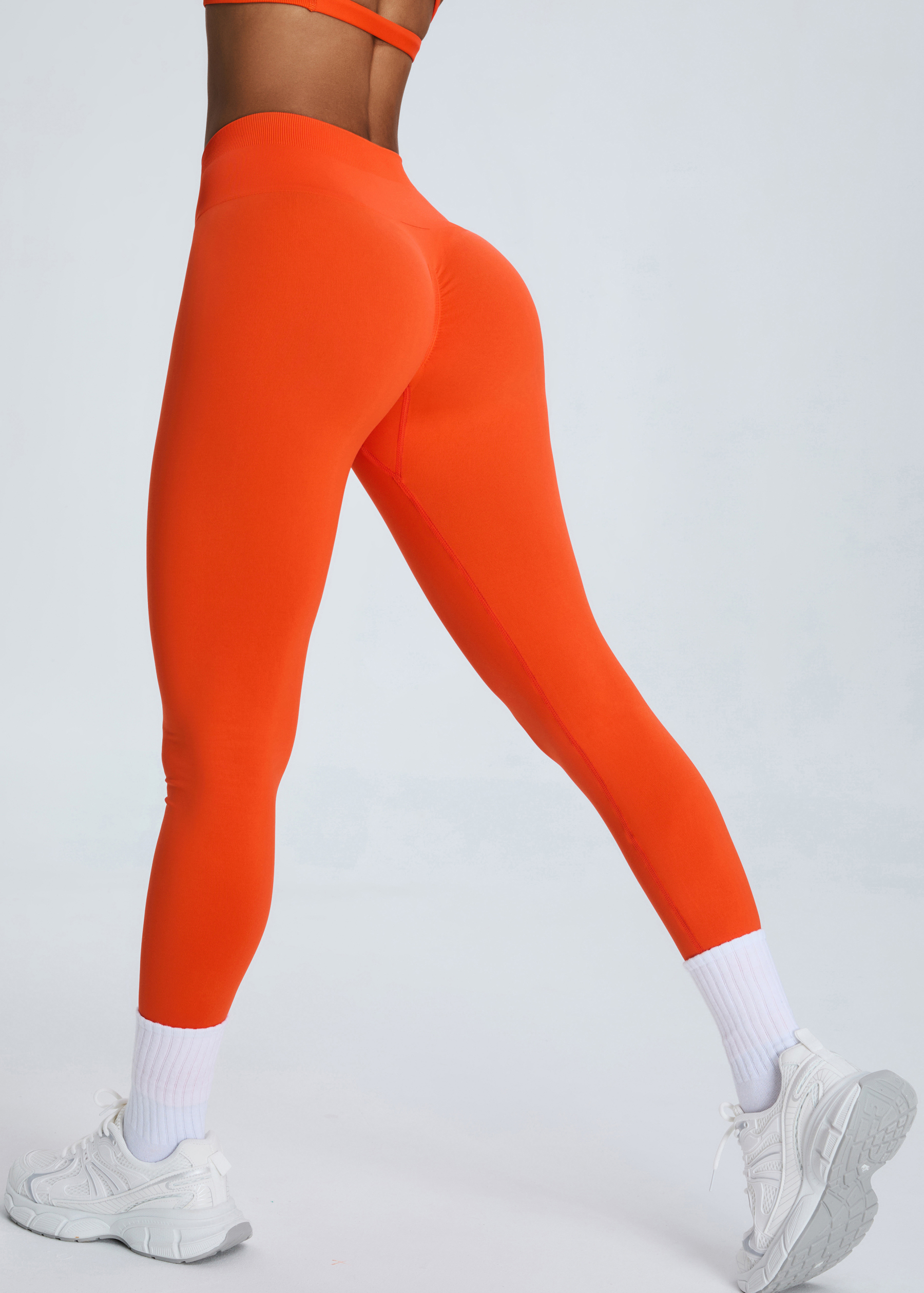 customized Seamless knit athletic leggings