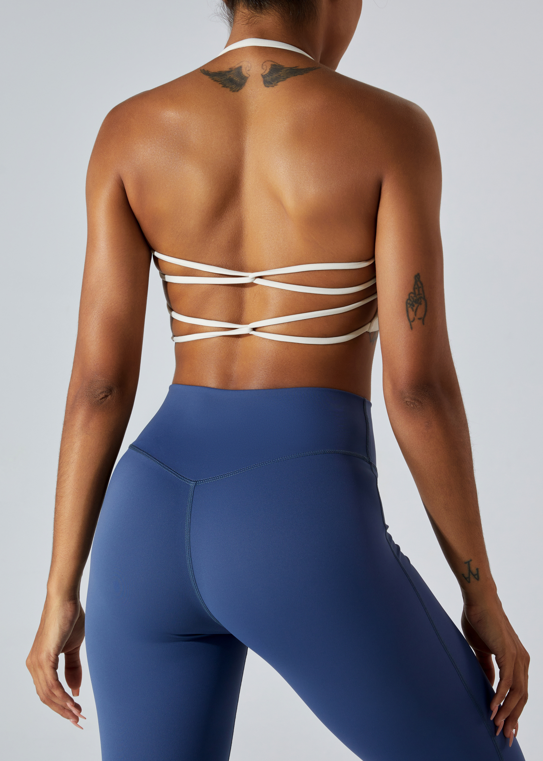 Customized Running Anti-Shock Gathering Yoga Tank Top