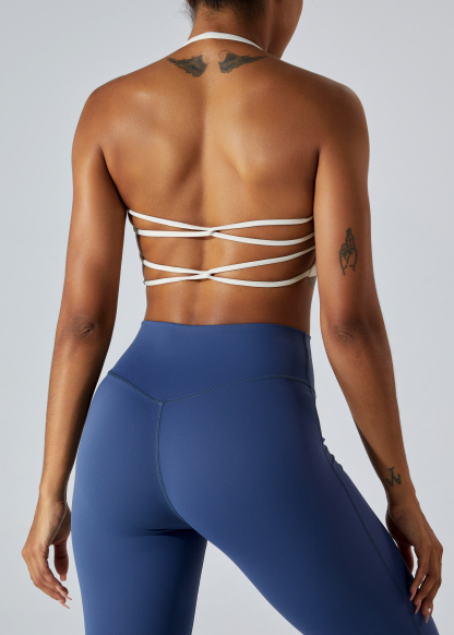 Customized Running Anti-Shock Gathering Yoga Tank Top