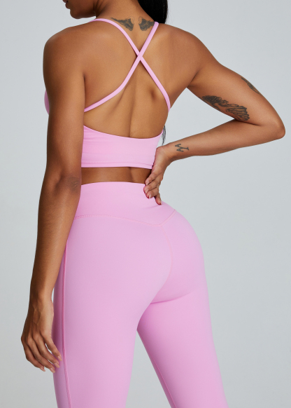 Customized Cross Back Yoga Tank Top