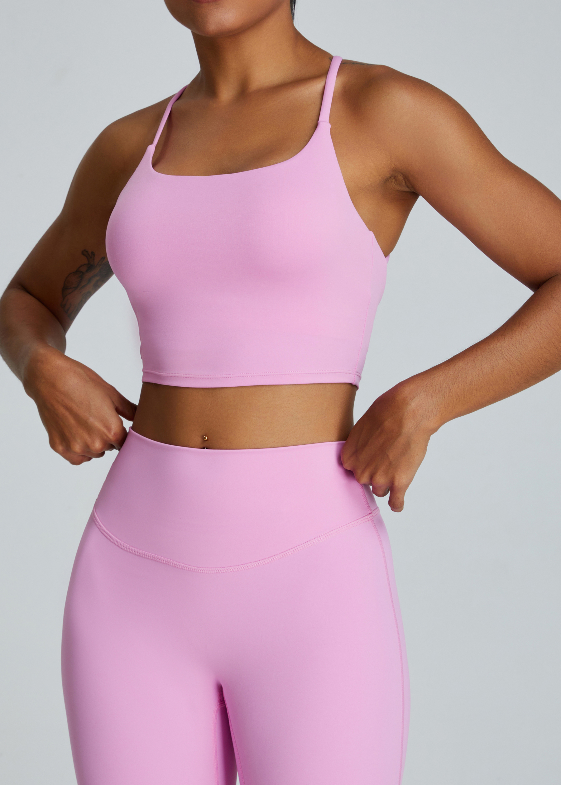 Customized Cross Back Yoga Tank Top