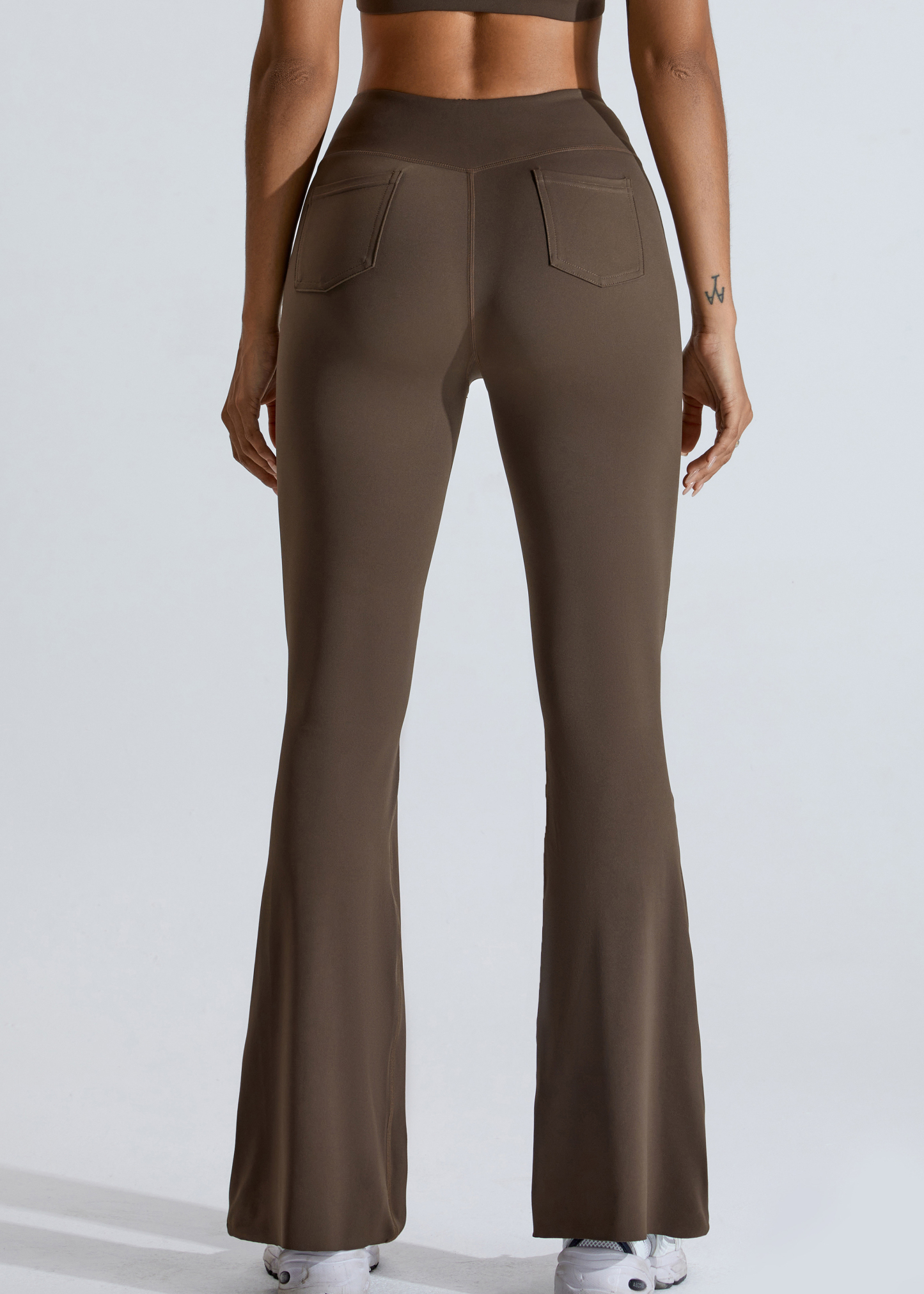 Customized Hip Lifting Yoga Wide Leg Pants Micro Flare