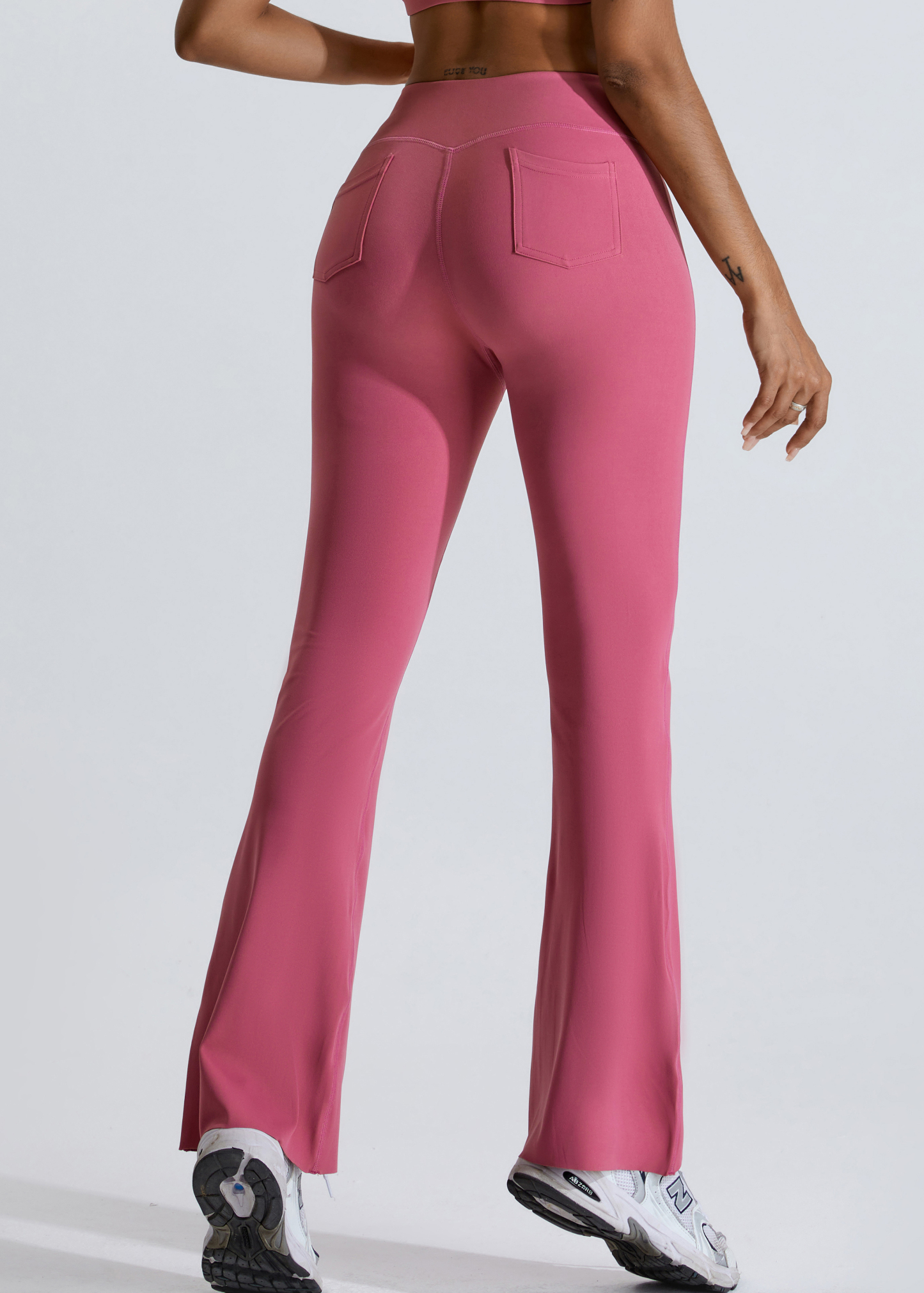 Customized Hip Lifting Yoga Wide Leg Pants Micro Flare