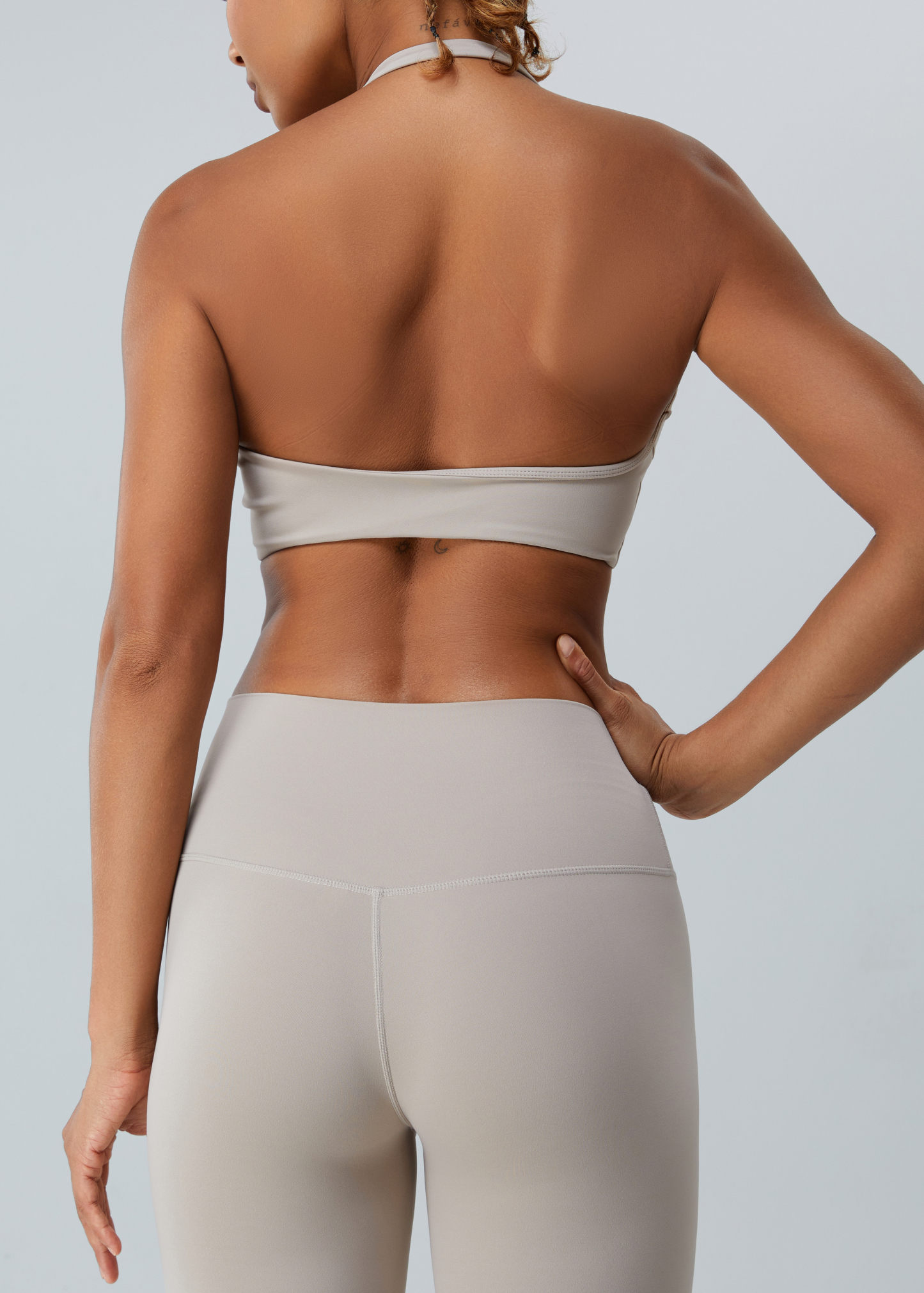 Customized Halter Backless Yoga Bra