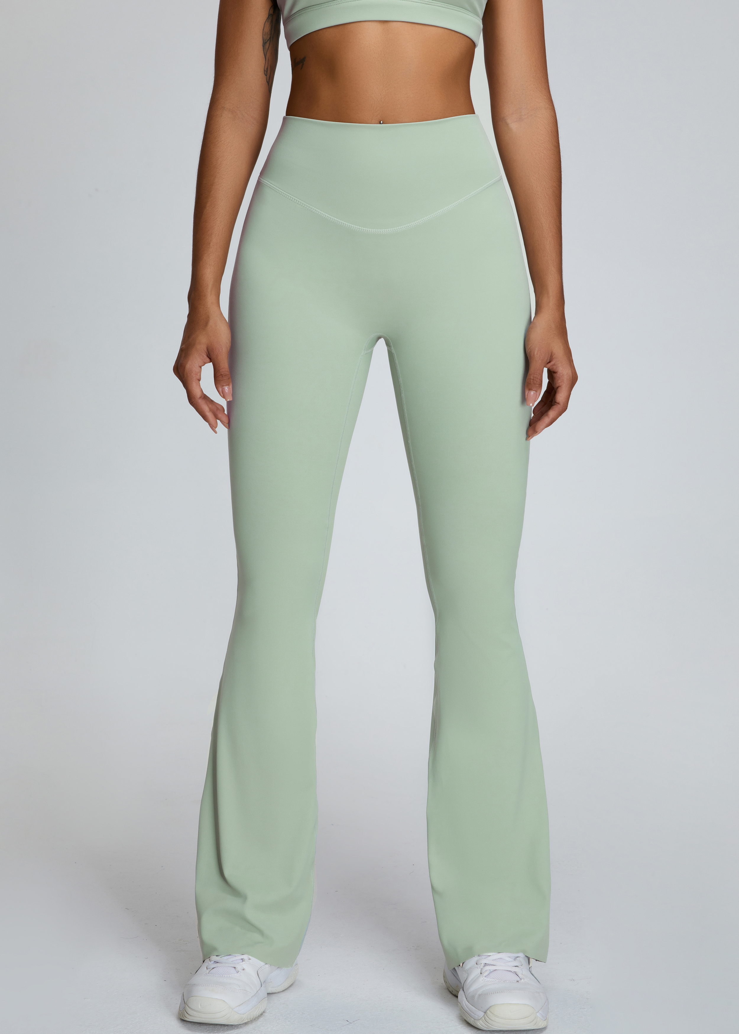 Customized High Waisted Hip Flare Pants