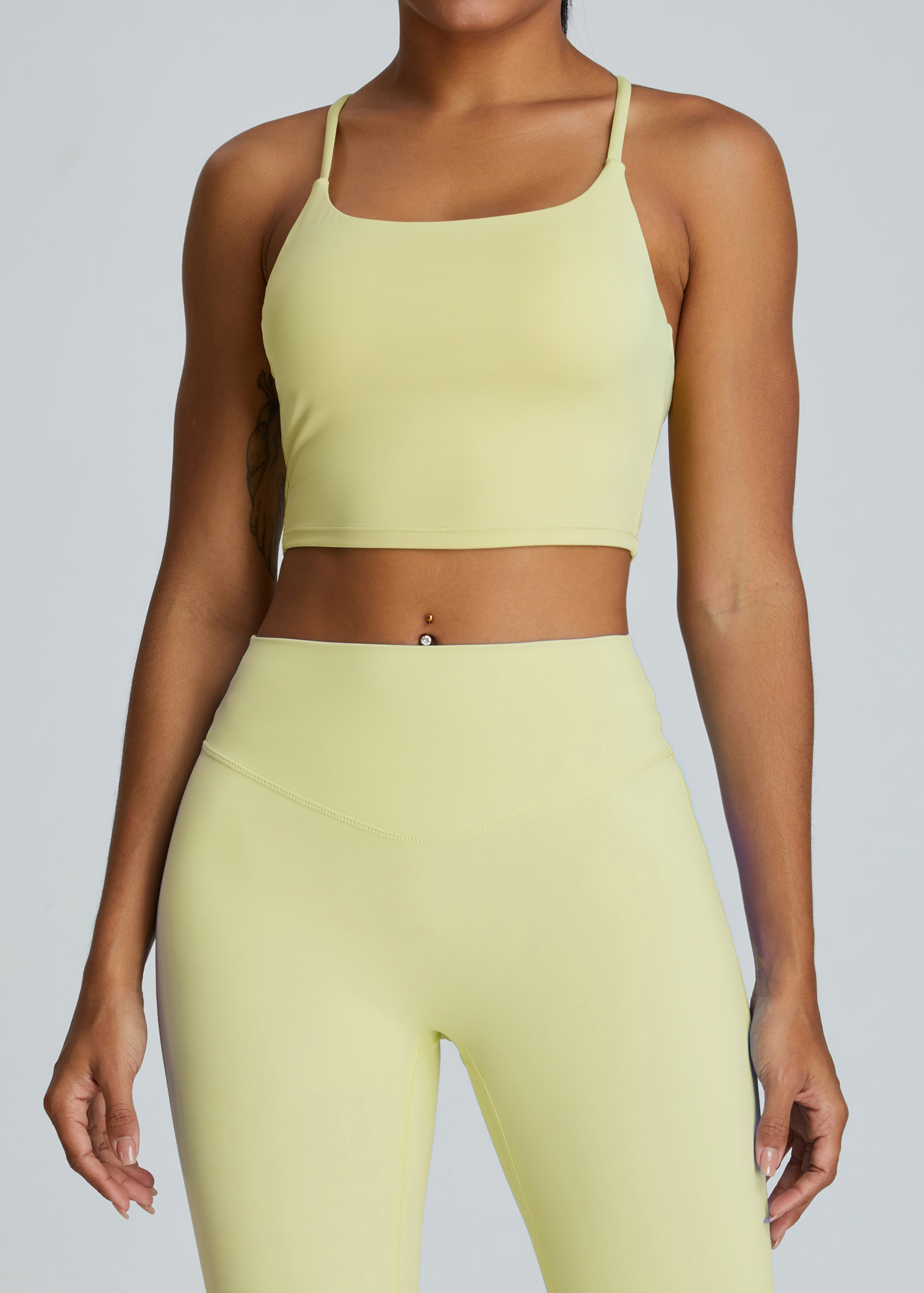 Customized Cross Back Yoga Tank Top