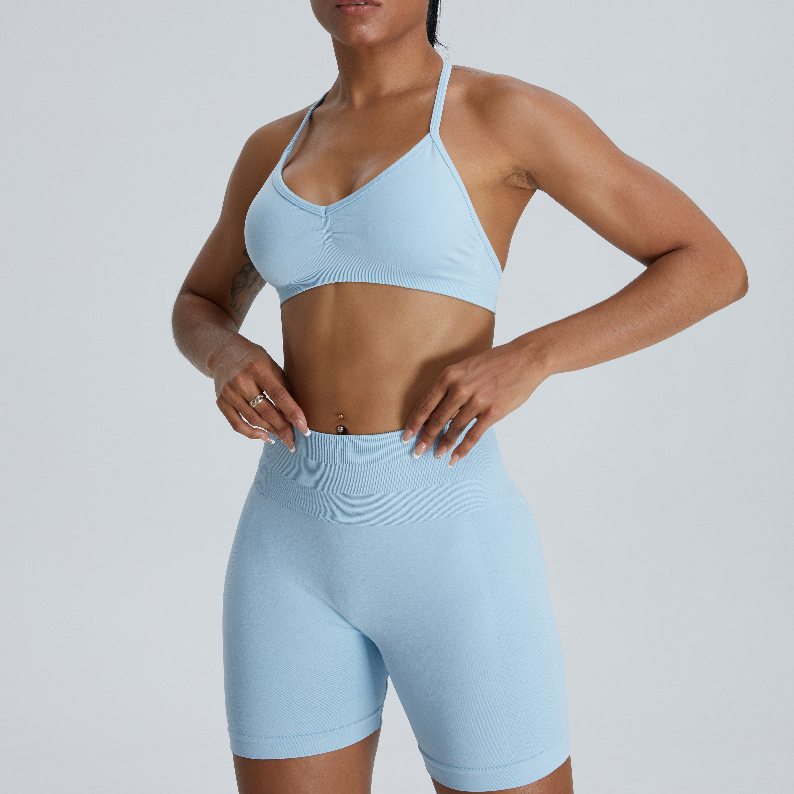 Customized Seamless quick-drying gym shorts