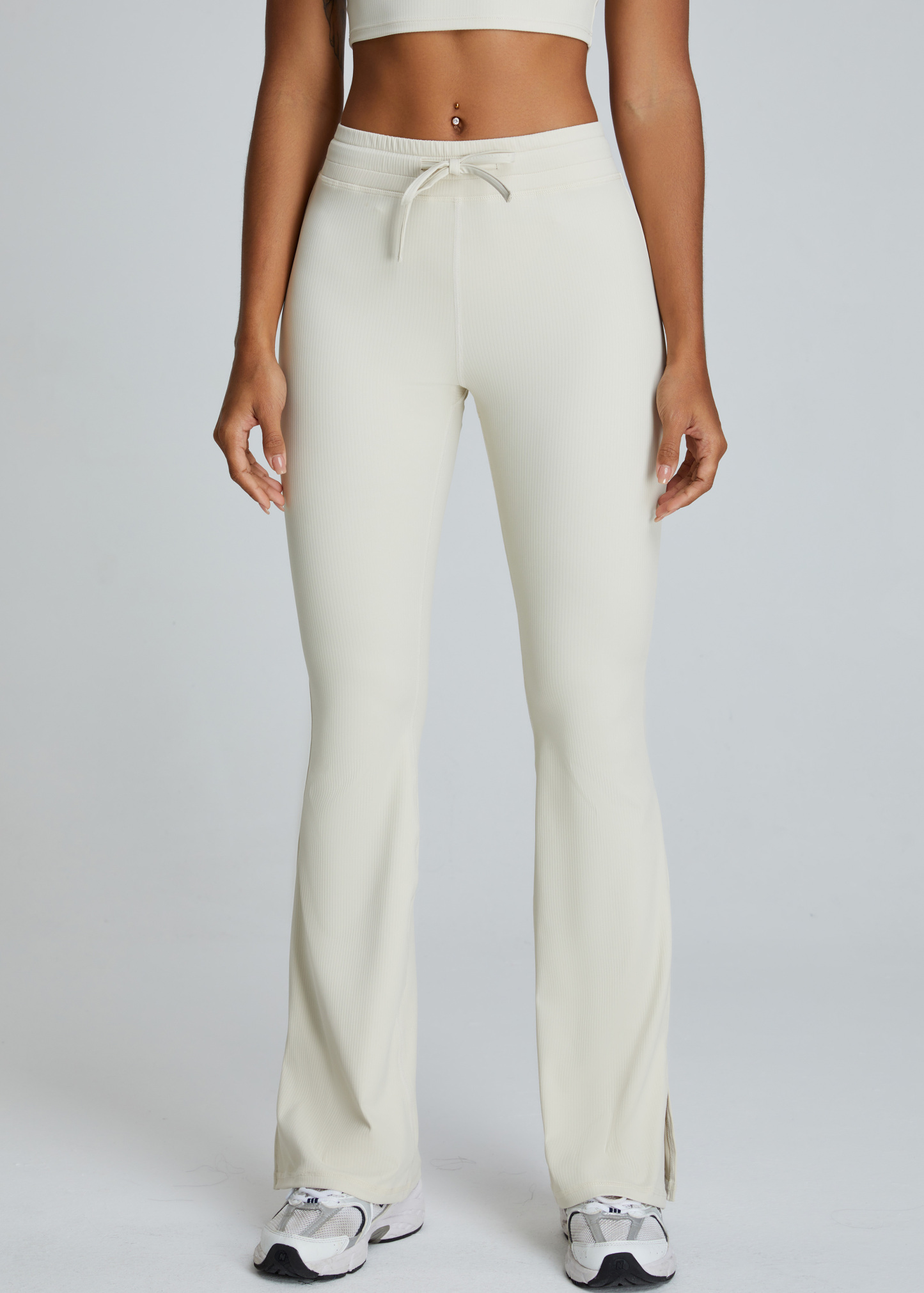 Customized Slim Fit Split Micro Pants