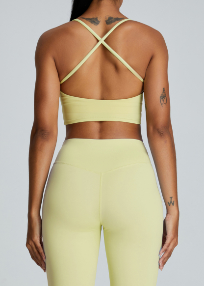 Customized Cross Back Yoga Tank Top