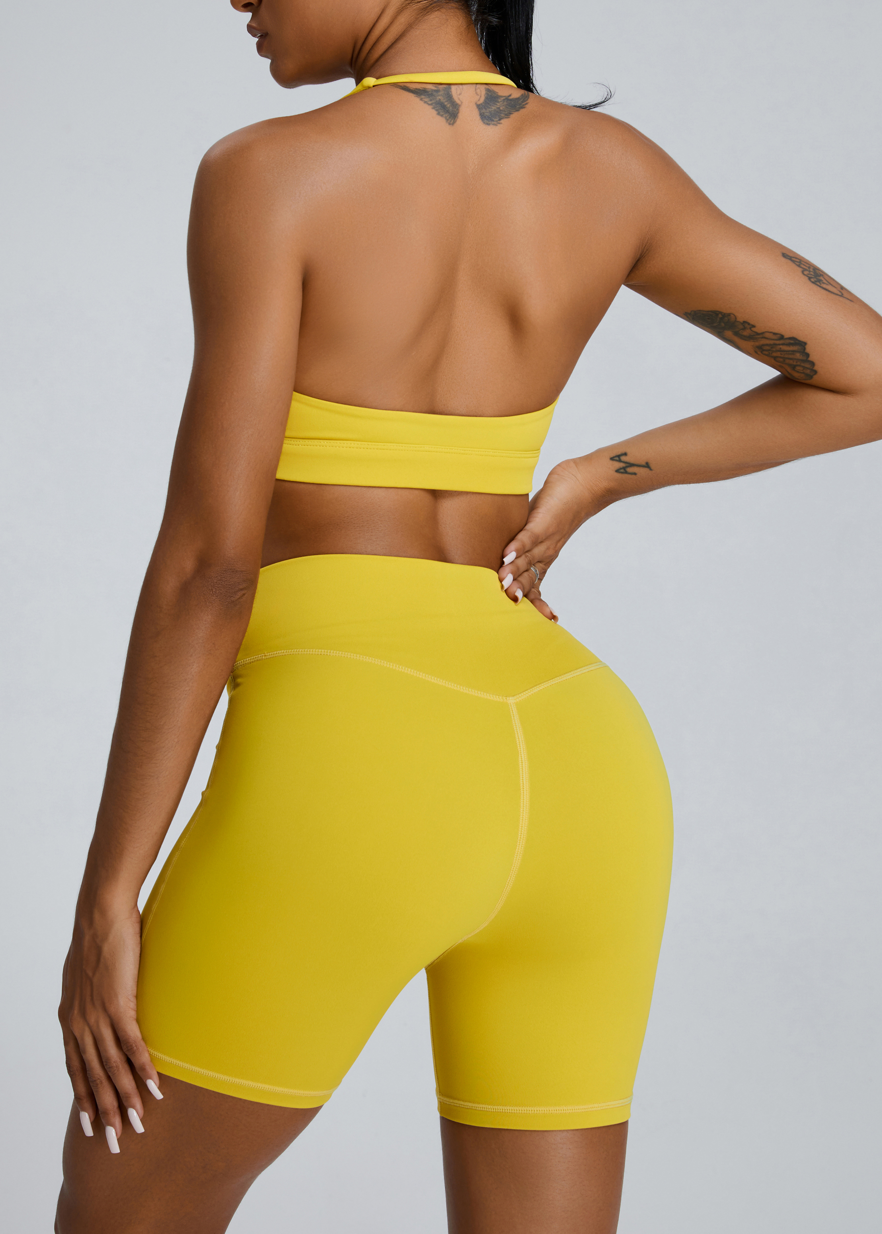 Customized Gathered Sports Bra