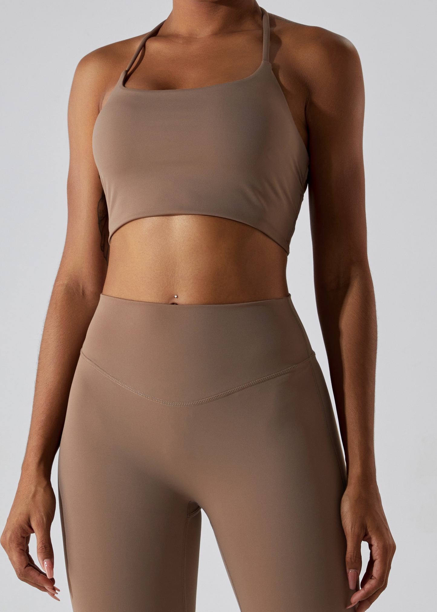 Customized Running Anti-Shock Gathering Yoga Tank Top