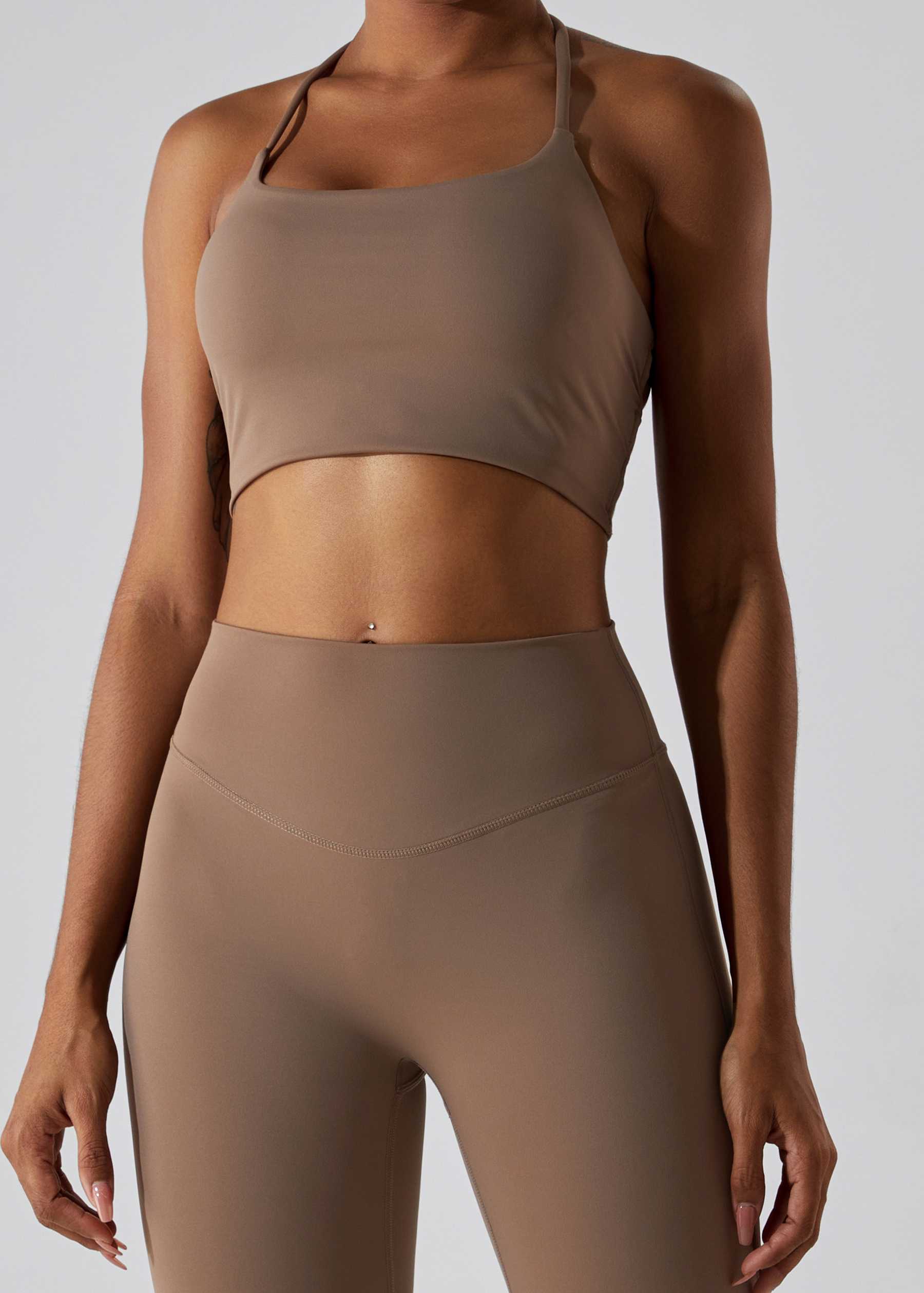 Customized Running Anti-Shock Gathering Yoga Tank Top