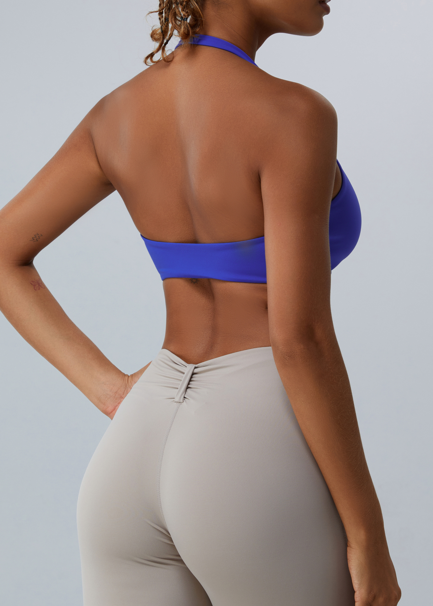 Customized Halter Backless Yoga Bra