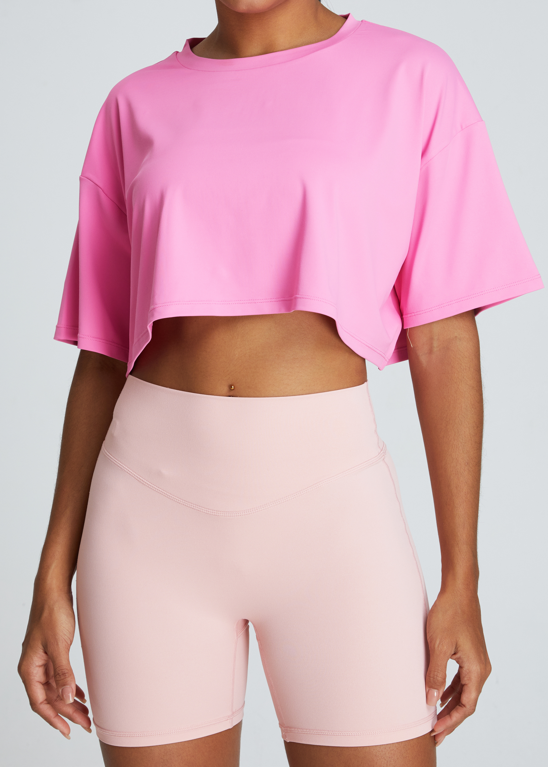 Customized Loose Breathable Athletic T-Shirt Fitness Top