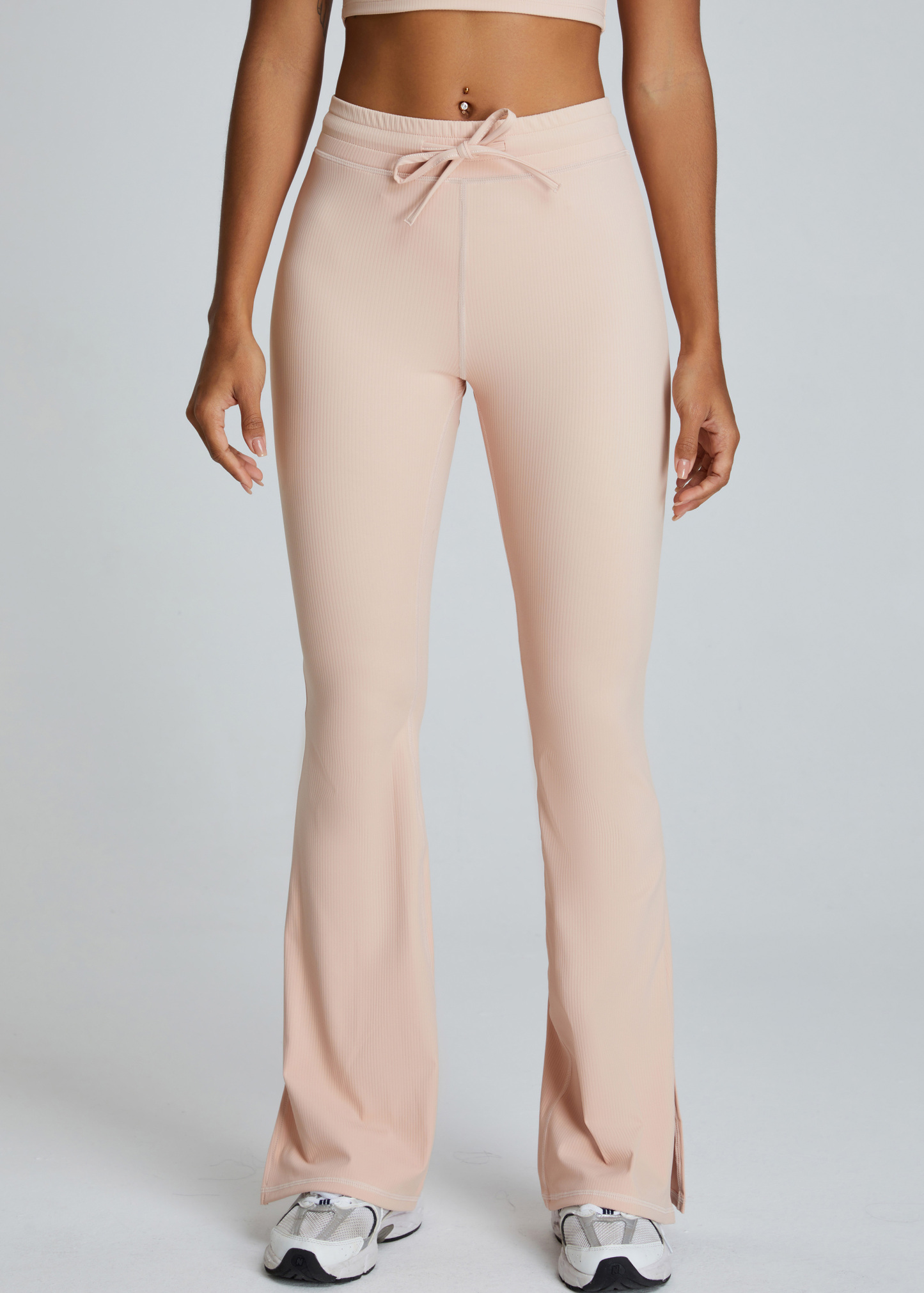 Customized Slim Fit Split Micro Pants