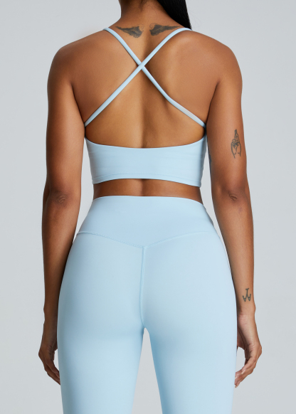 Customized Cross Back Yoga Tank Top