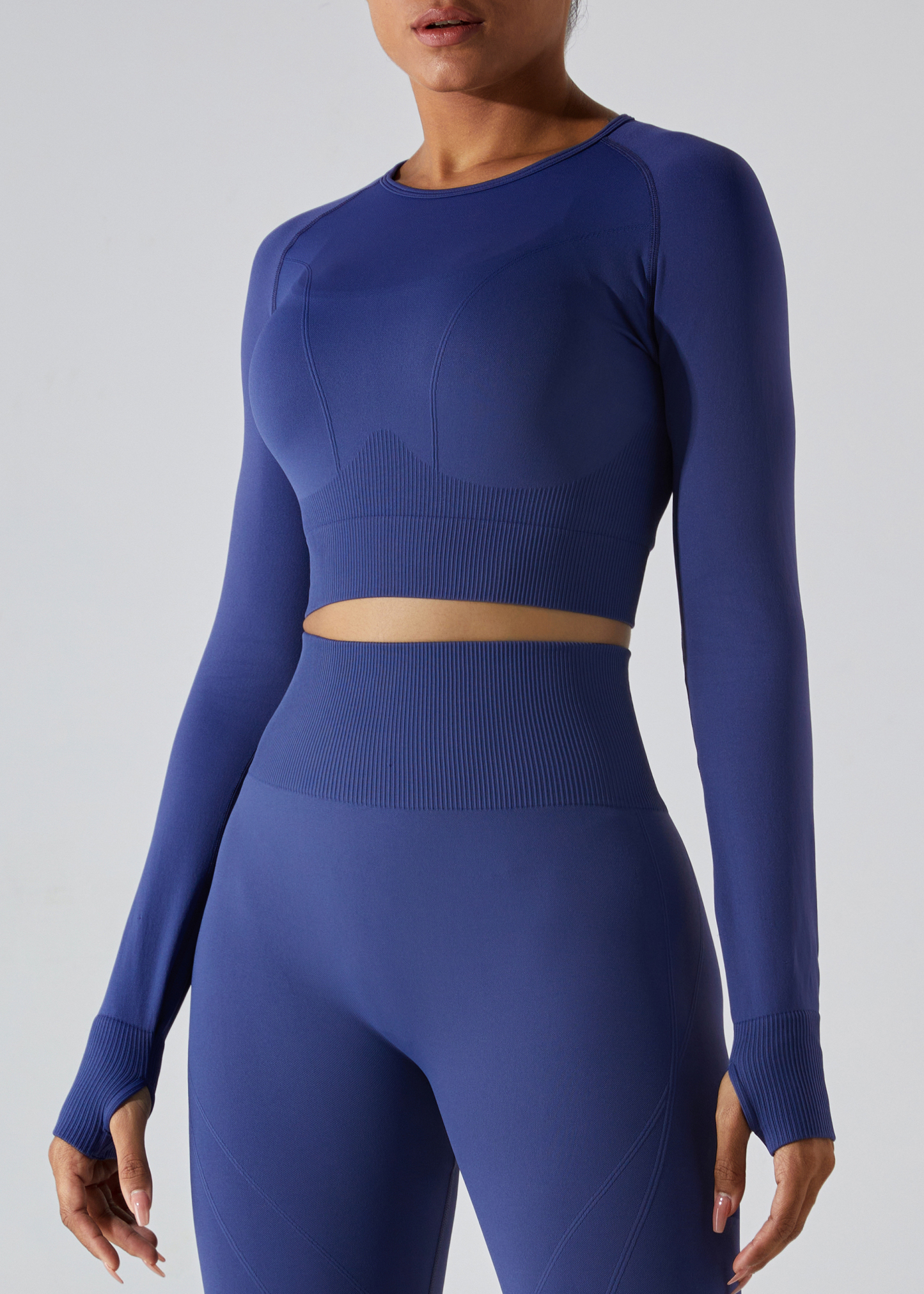 Customized Seamless Quick Dry Slim Fit Yoga Wear Top