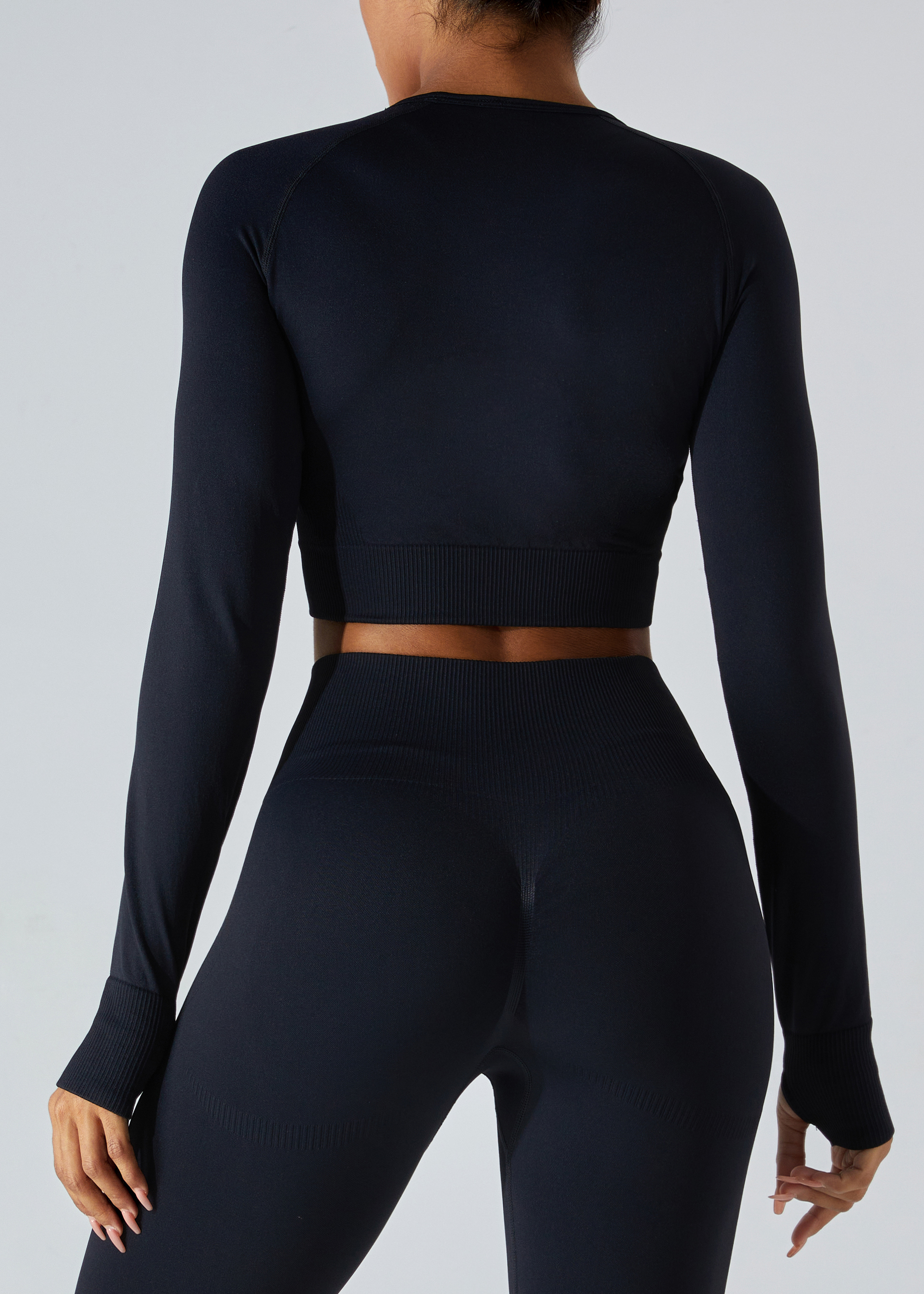 Customized Seamless Quick Dry Slim Fit Yoga Wear Top