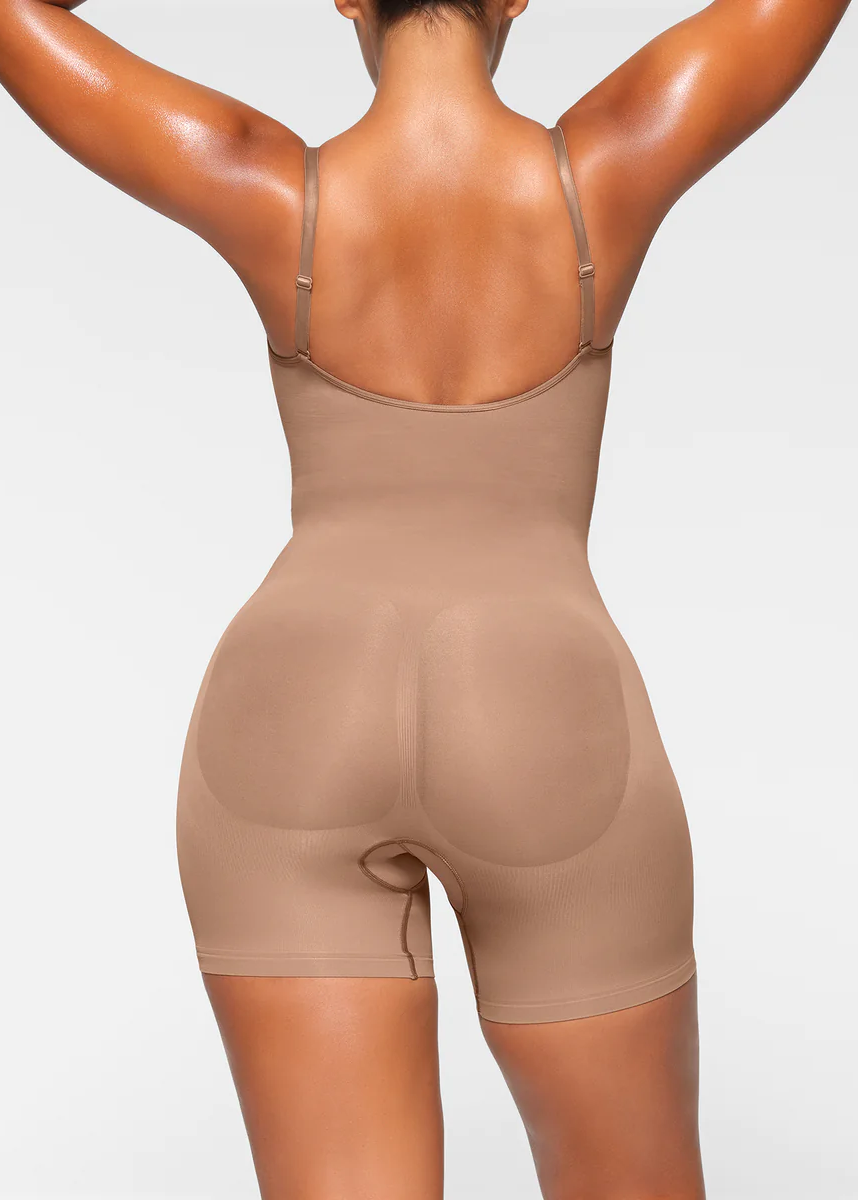 Customized mid-thigh jumpsuits