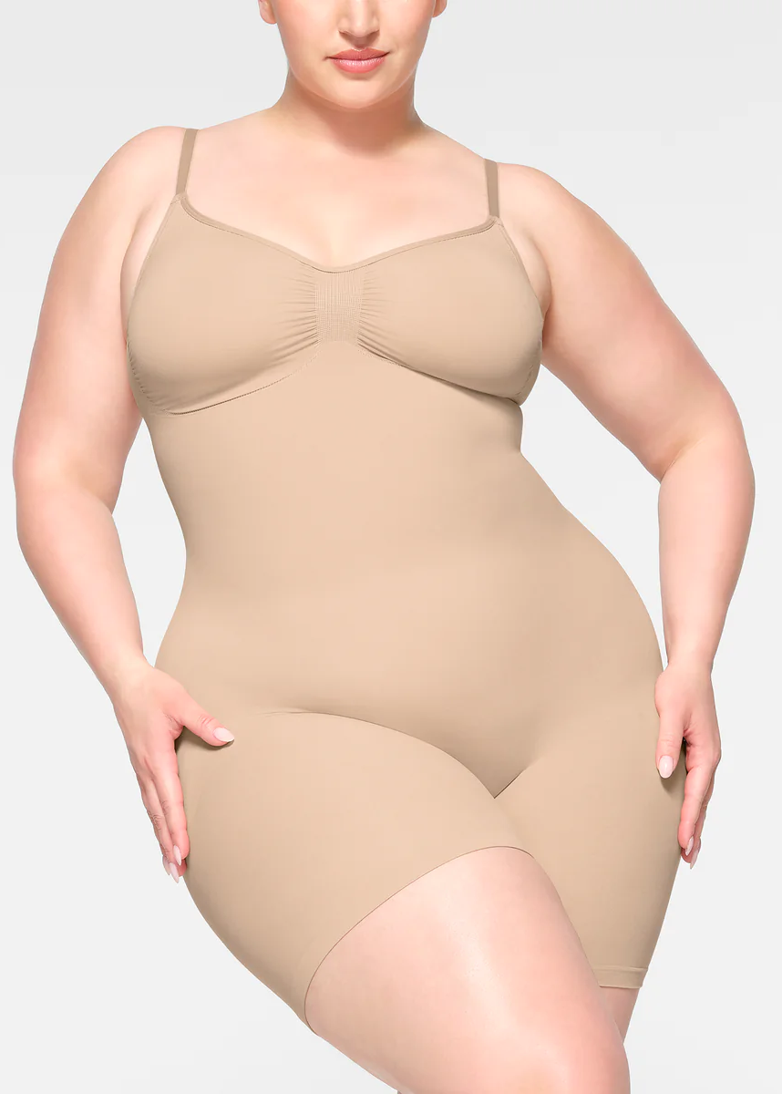 Customized mid-thigh jumpsuits