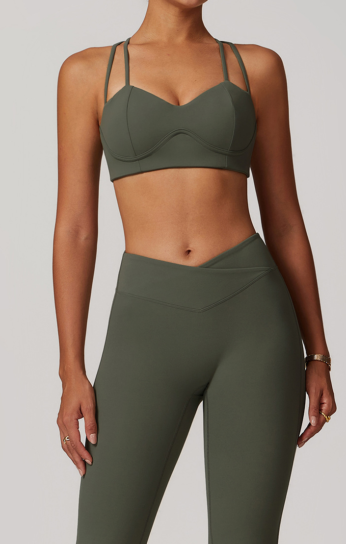 Customized Brushed Fit Yoga Bra