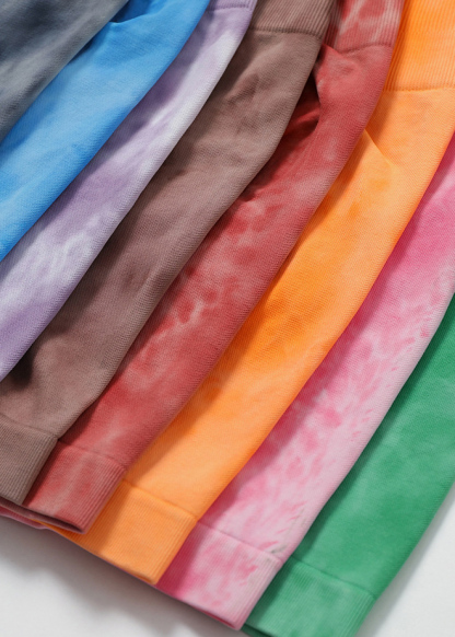 Customized Tie-Dye Seamless Yoga Shorts for Women