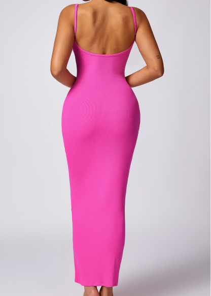 Customized Slim package hip dress threaded