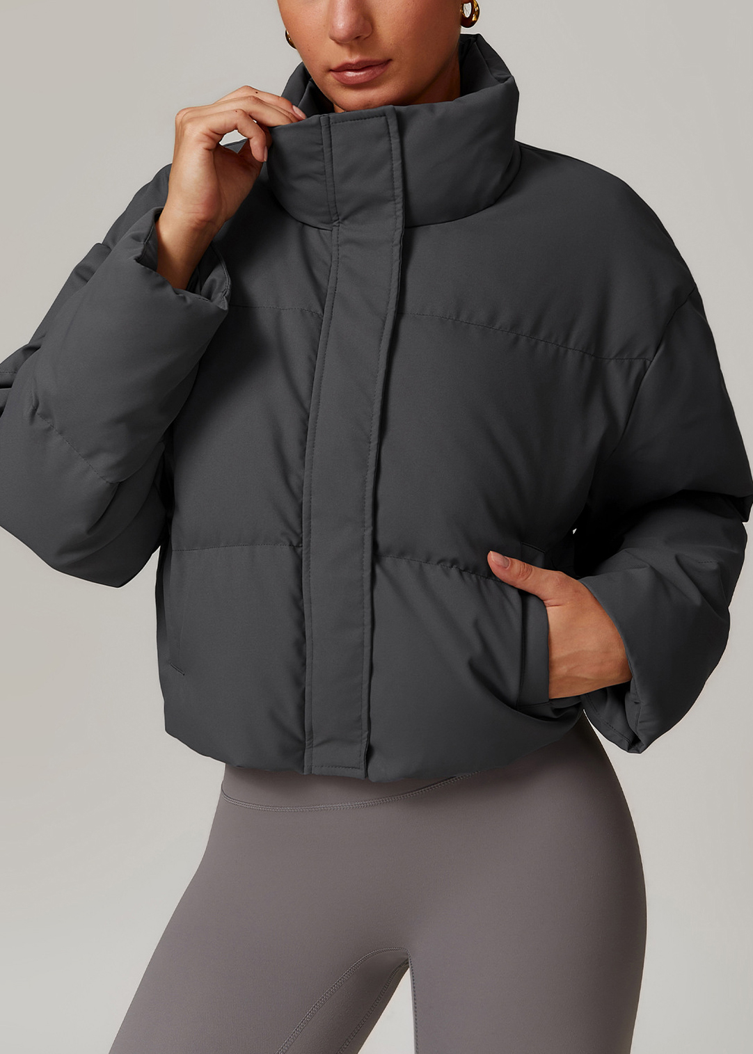 Customized Warm down jacket white duck down