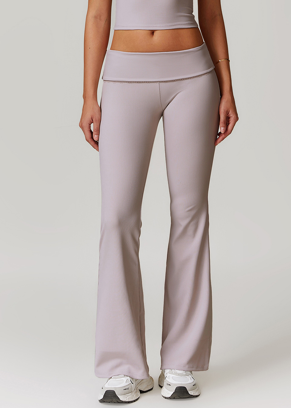 Customized Skinny high waist yoga flared pants