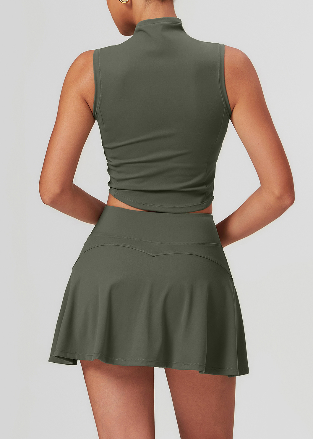 Customized Skinny Waisted Sleeveless Vest Top