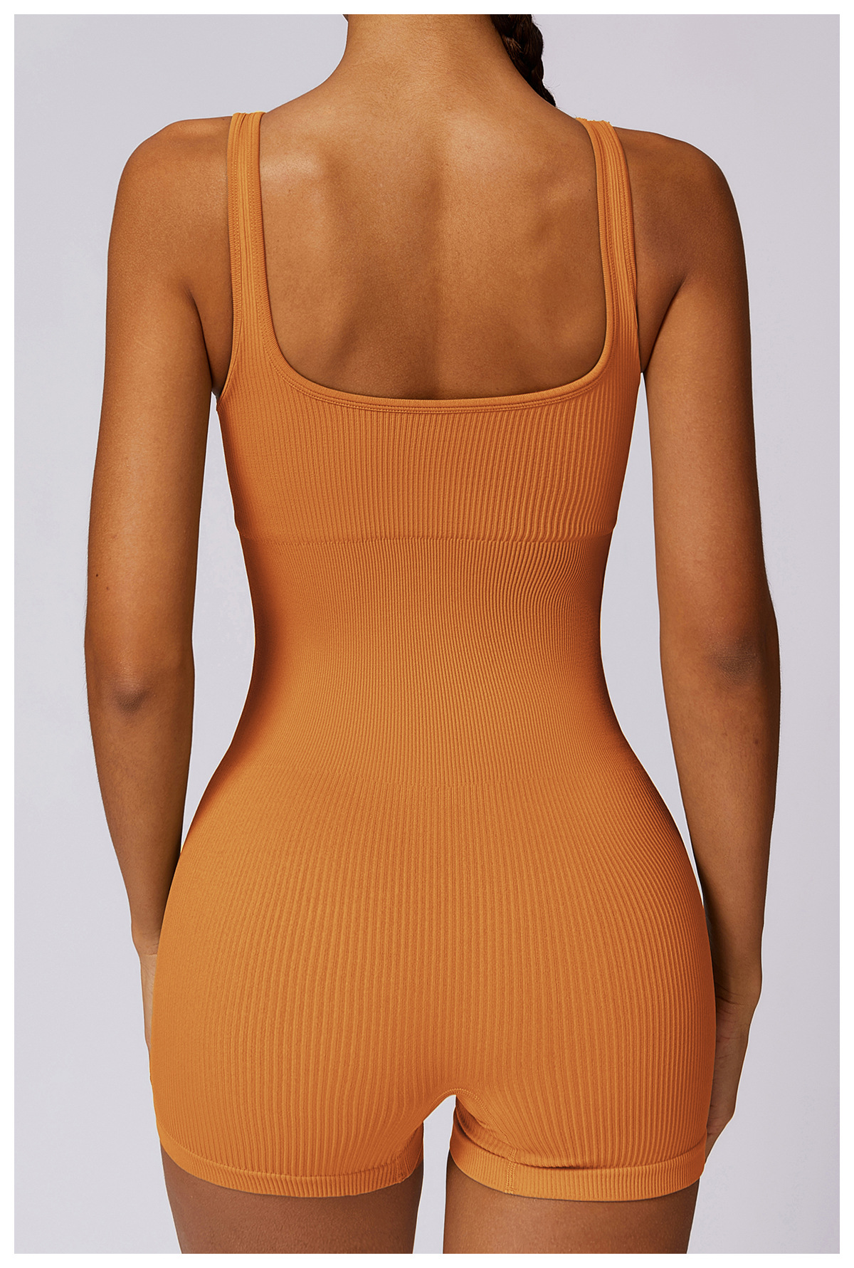 Customized High Strength Seamless Backless One-piece Yoga Wear