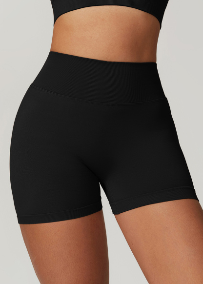 Customized Seamless High Waist Yoga Shorts