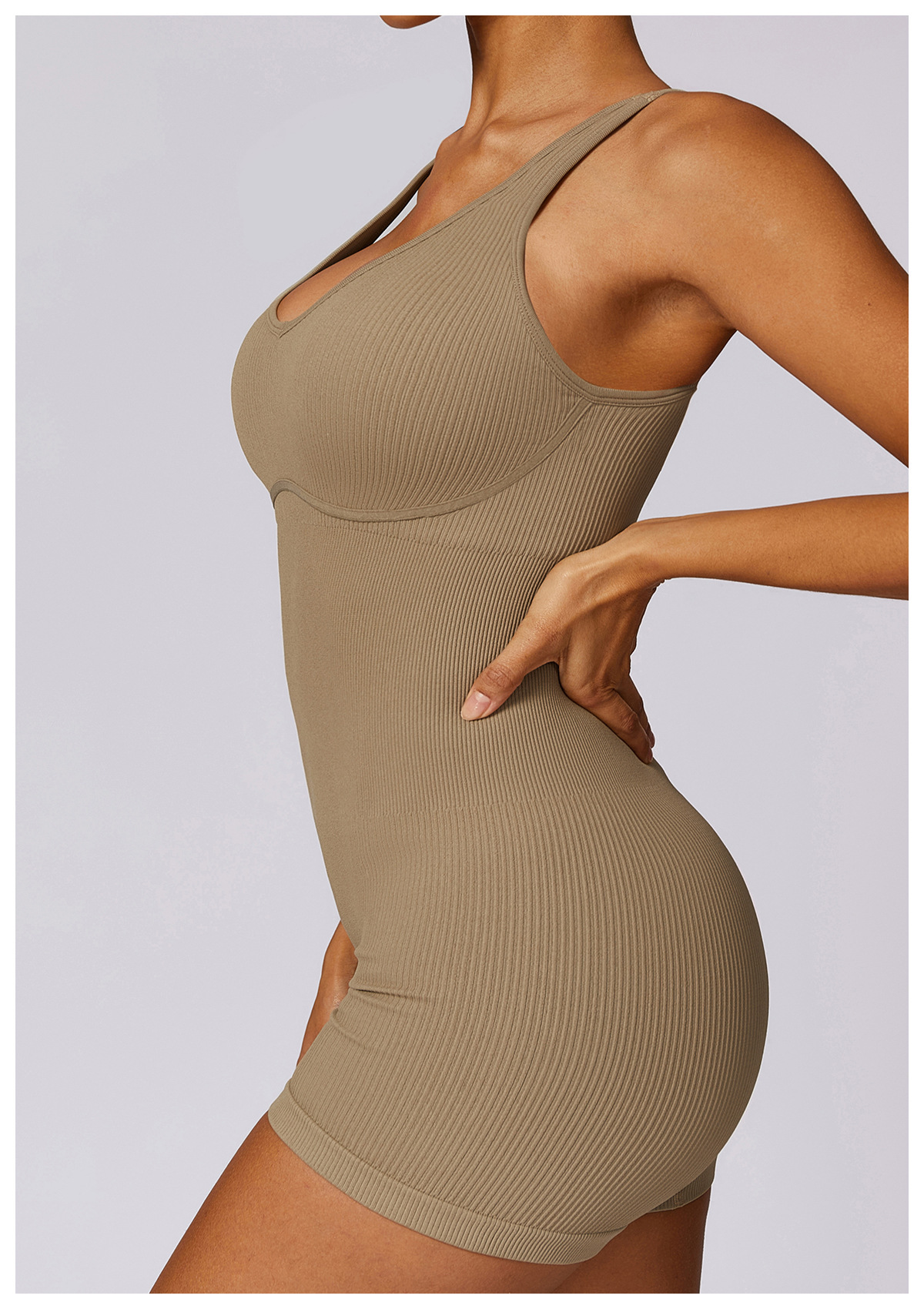 Customized High Strength Seamless Backless One-piece Yoga Wear