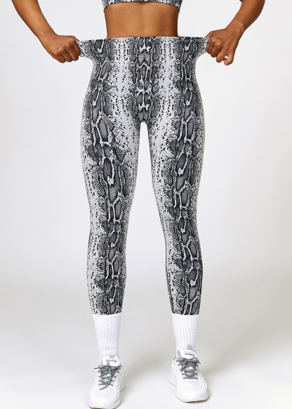 Custom Printed Seamless High Waist Yoga Pants Camouflage