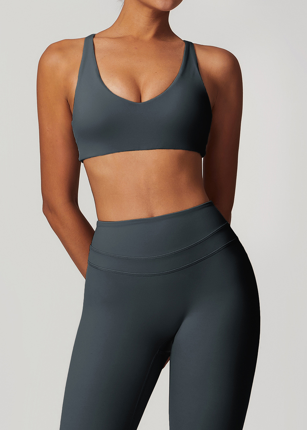 Customized Brushed Tight Yoga Bra
