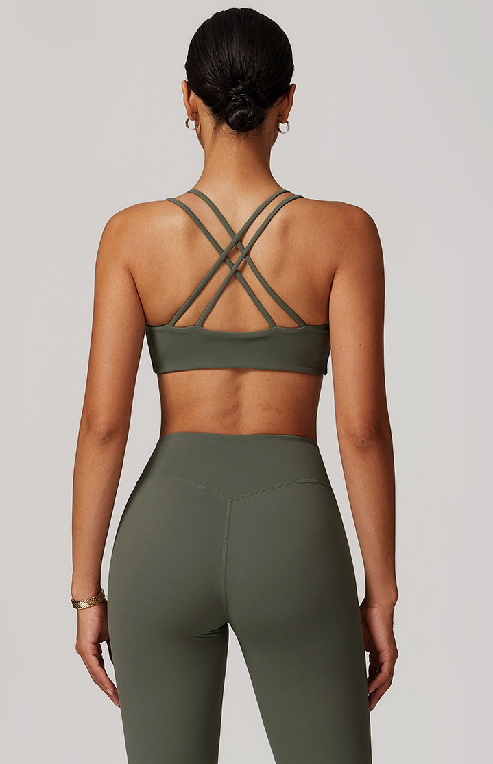 Customized Brushed Fit Yoga Bra